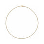 Sapphire Row Lab-Grown Diamond Classic Tennis Necklace - 14K Yellow Gold, 16"