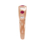 Sapphire Row Lab-Grown Gemstone Embedded Mixed-Cut Ring - Ruby, 14K Rose Gold (view 3)