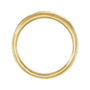 Sapphire Row Lab-Grown Gemstone Embedded Mixed-Cut Ring - Diamond, 14K Yellow Gold (view 2)