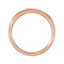 Sapphire Row Lab-Grown Gemstone Embedded Mixed-Cut Ring - Diamond, 14K Rose Gold (view 2)