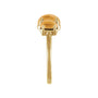 Sapphire Row Natural Gemstone Cabochon Trio Ring - Citrine, 14K Yellow Gold (view 3)