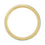 Sapphire Row Gold Enamel Stackable Ring - 14K Yellow Gold, Green (view 2)