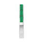 Sapphire Row Lab-Grown Gemstone Baguette Channel Stackable Ring - Emerald, 14K White Gold (view 4)