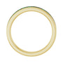 Sapphire Row Lab-Grown Gemstone Baguette Channel Stackable Ring - Emerald, 14K Yellow Gold (view 2)