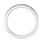 Sapphire Row Lab-Grown Gemstone Baguette Channel Stackable Ring - Alexandrite, 14K White Gold (view 2)