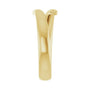 Sapphire Row Gold Open Wrap Ring - 18K Yellow Gold (view 4)