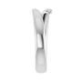 Sapphire Row Gold Open Wrap Ring - 10K White Gold (view 4)