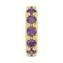 Sapphire Row Natural Gemstone Spacer Charm - Alexandrite, 14K Yellow Gold