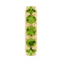 Sapphire Row Natural Gemstone Spacer Charm - Peridot, 14K Yellow Gold
