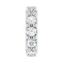 Sapphire Row Natural Gemstone Spacer Charm - Diamond, 14K White Gold