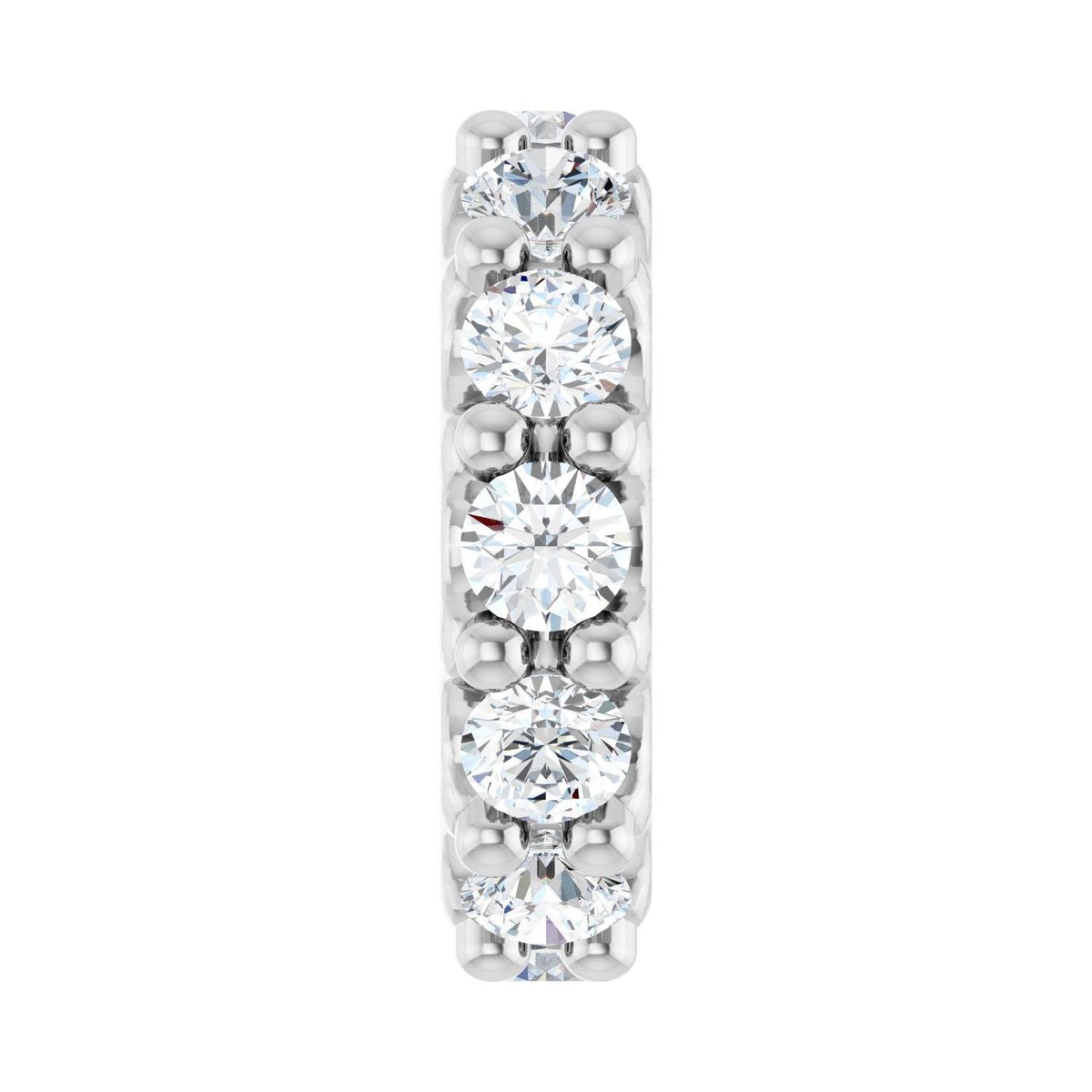 Sapphire Row Lab-Grown Gemstone Spacer Charm - Diamond, Platinum