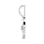 Sapphire Row Natural Diamond Compass Charm - 14K White Gold (view 2)