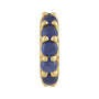 Sapphire Row Natural Gemstone Cabochon Spacer Charm - Blue Sapphire, 14K Yellow Gold
