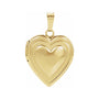 Sapphire Row Engravable Heart Locket - Default Title