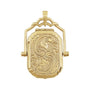 Sapphire Row Gold Swivel Locket - Default Title