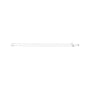 Sapphire Row Gold Heart Station Necklace - 14K White Gold, 3 Hearts (view 2)