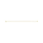 Sapphire Row Gold Heart Station Necklace - 14K Yellow Gold, 1 Heart (view 2)