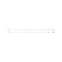 Sapphire Row Gold Heart Station Necklace - 14K Yellow Gold, 4 Hearts (view 3)