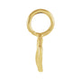 Sapphire Row Gold Organic Disc Charm - Default Title (view 2)