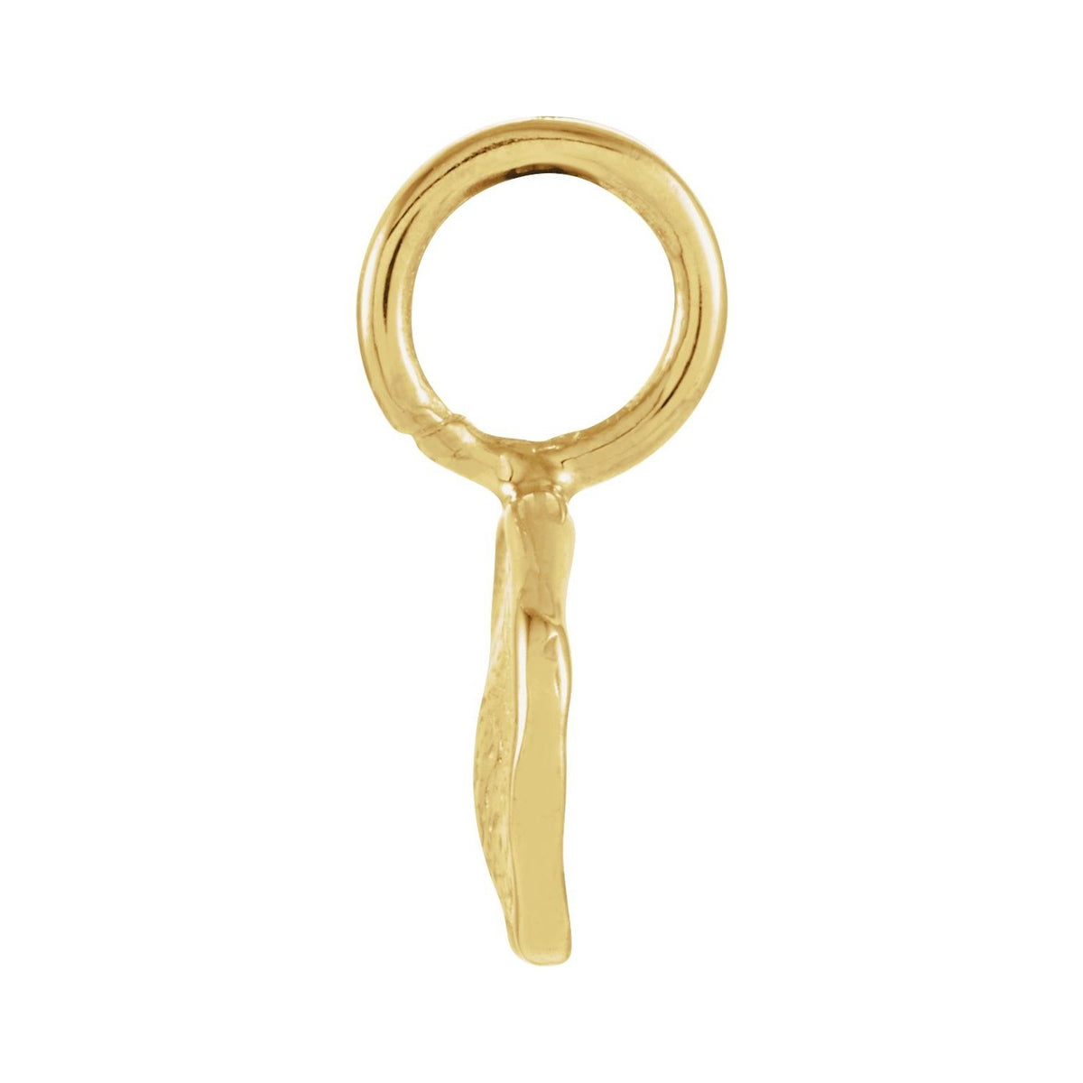 Sapphire Row Gold Organic Disc Charm - Default Title (view 2)