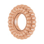 Sapphire Row Gold Fluted Roundel Charm - 14K Rose Gold (view 2)