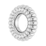 Sapphire Row Gold Fluted Roundel Charm - 14K White Gold (view 2)