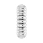 Sapphire Row Gold Fluted Roundel Charm - Platinum (view 3)