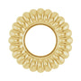 Sapphire Row Gold Fluted Roundel Charm - 14K Yellow Gold