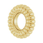 Sapphire Row Gold Fluted Roundel Charm - 14K Yellow Gold (view 2)