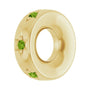 Sapphire Row Natural Gemstone Star Spacer Charm - Peridot, 10K Yellow Gold (view 2)