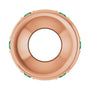 Sapphire Row Lab-Grown Gemstone Star Spacer Charm - Emerald, 14K Rose Gold (view 3)