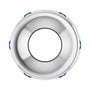 Sapphire Row Lab-Grown Gemstone Star Spacer Charm - Blue Sapphire, Platinum (view 3)
