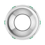Sapphire Row Lab-Grown Gemstone Star Spacer Charm - Emerald, Platinum (view 3)