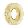 Sapphire Row Lab-Grown Gemstone Star Spacer Charm - Diamond, 14K Yellow Gold (view 2)
