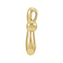 Sapphire Row Gold Puffed Cross Pendant - Default Title (view 2)