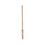 Sapphire Row Gold Clover Necklace - 14K Rose Gold (view 2)