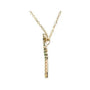 Sapphire Row Natural Tsavorite & Yellow Sapphire Palm Tree Necklace - 18" (view 2)