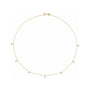 Sapphire Row Lab-Grown Diamond Seven-Stone Station Necklace - 14K Yellow Gold