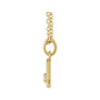 Sapphire Row Natural Diamond Zodiac Necklace - 14K Yellow Gold, Sagittarius (view 2)