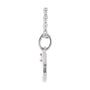 Sapphire Row Natural Diamond Zodiac Necklace - 14K White Gold, Taurus (view 2)