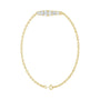 Sapphire Row Lab-Grown Diamond Graduated Bar Chain Bracelet - Default Title (view 2)