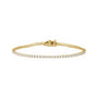 Sapphire Row Lab-Grown Diamond Four-Prong Tennis Bracelet - 14K Yellow Gold, 2 ctw