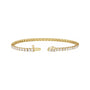 Sapphire Row Lab-Grown Diamond Four-Prong Tennis Bracelet - 14K Yellow Gold, 4 ctw (view 2)