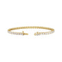 Sapphire Row Lab-Grown Diamond Four-Prong Tennis Bracelet - 14K Yellow Gold, 5 ctw (view 2)