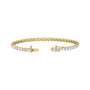 Sapphire Row Lab-Grown Diamond Four-Prong Tennis Bracelet - 14K Yellow Gold, 6 ctw (view 2)