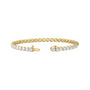 Sapphire Row Lab-Grown Diamond Four-Prong Tennis Bracelet - 14K Yellow Gold, 8 ctw (view 3)