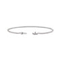 Sapphire Row Lab-Grown Diamond Four-Prong Tennis Bracelet - 14K White Gold, 1 ctw (view 2)