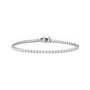 Sapphire Row Lab-Grown Diamond Four-Prong Tennis Bracelet - 14K White Gold, 3 ctw
