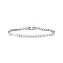Sapphire Row Lab-Grown Diamond Four-Prong Tennis Bracelet - 14K White Gold, 5 ctw