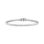 Sapphire Row Lab-Grown Diamond Four-Prong Tennis Bracelet - 14K White Gold, 6 ctw